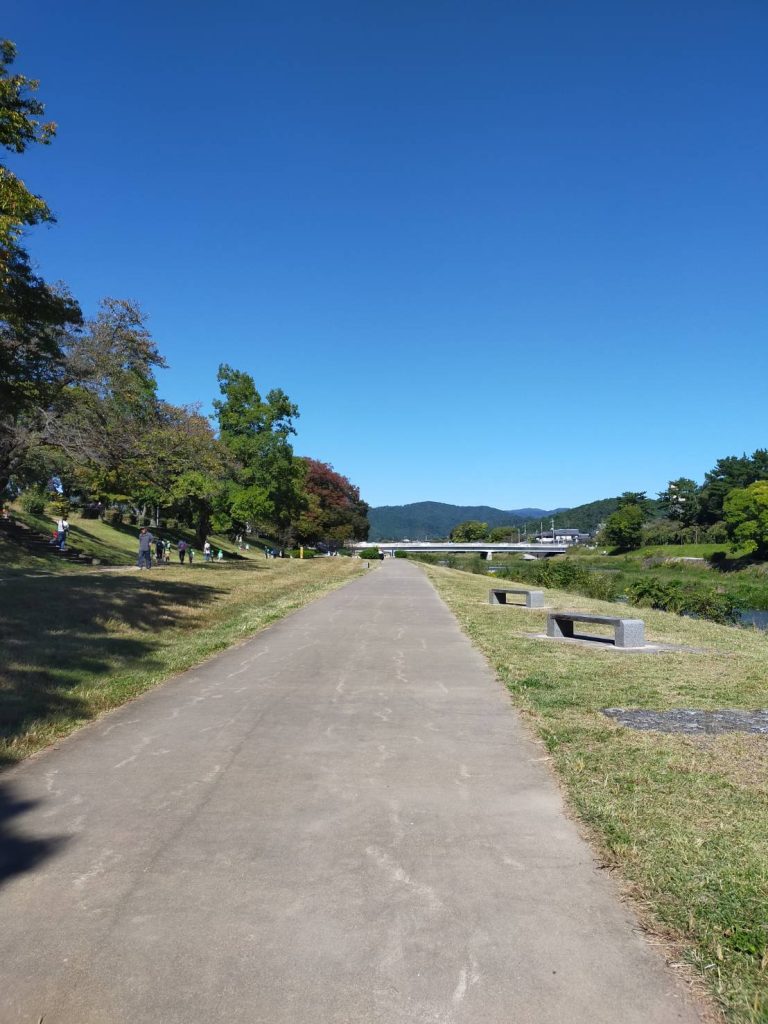 楽しみ方は無限大！鴨川公園　(北大路橋付近から上賀茂橋まで)